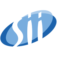 Logo sii poland, niebieski owal z białym napisem sii