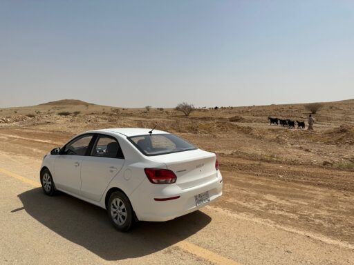Saudi Arabia, Rented car