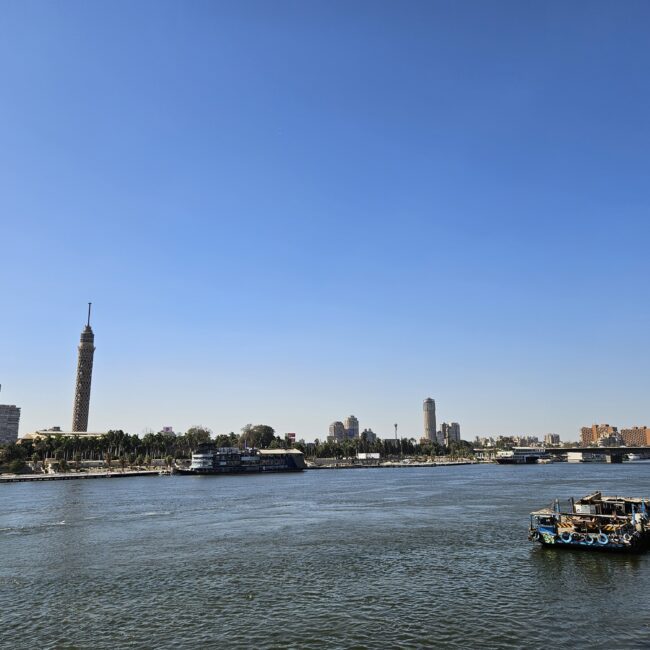 Egypt, Cairo Qasr El Nil Bridge