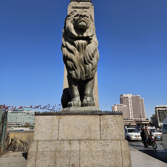 Egypt, Cairo Qasr El Nil Bridge