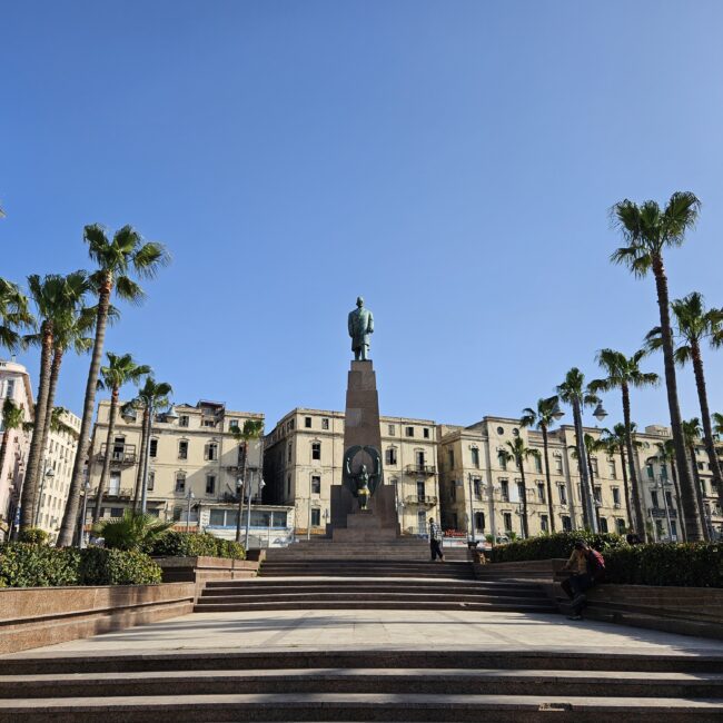 Egypt, Alexandria Saad Zaghloul Statue