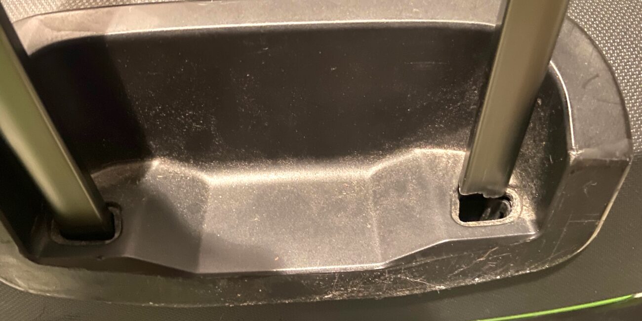 Damaged luggage