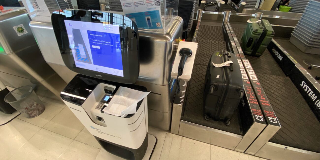Damaged luggage, Luggage in Thailand airport
