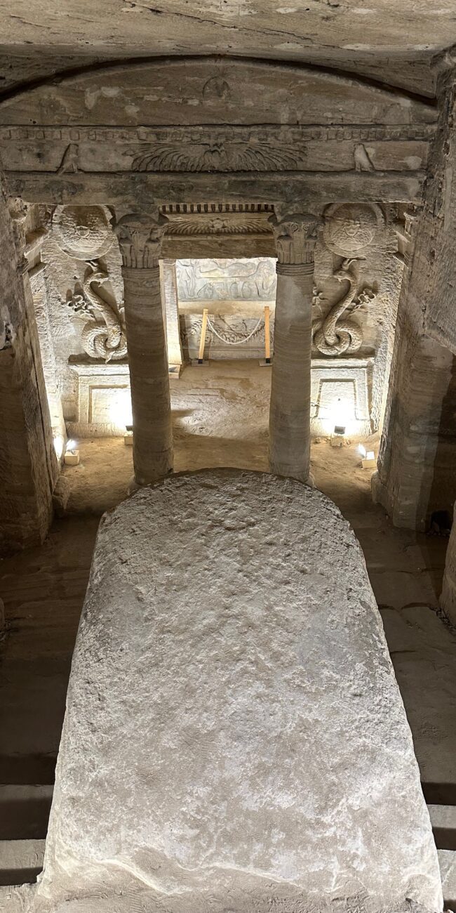Egypt, Alexandria Catacombs of Kom el Shoqafa