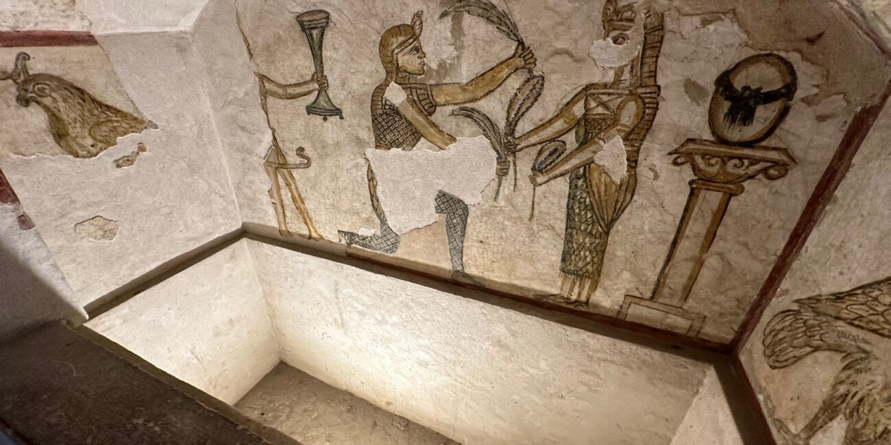 Egypt, Alexandria Catacombs of Kom el Shoqafa