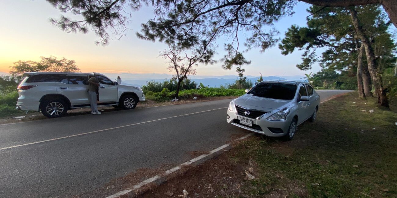Rent a car pro tips, Thailand car on road
