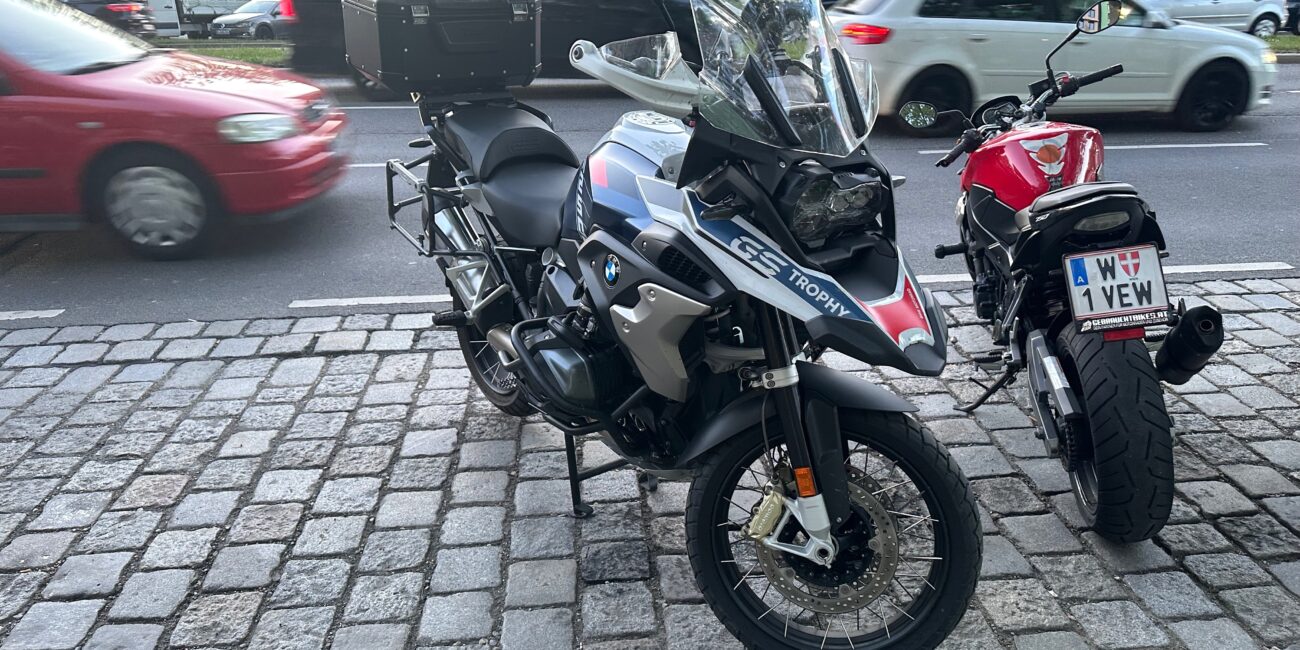 Austria, Vienna Accomodation and parking for motorcycle