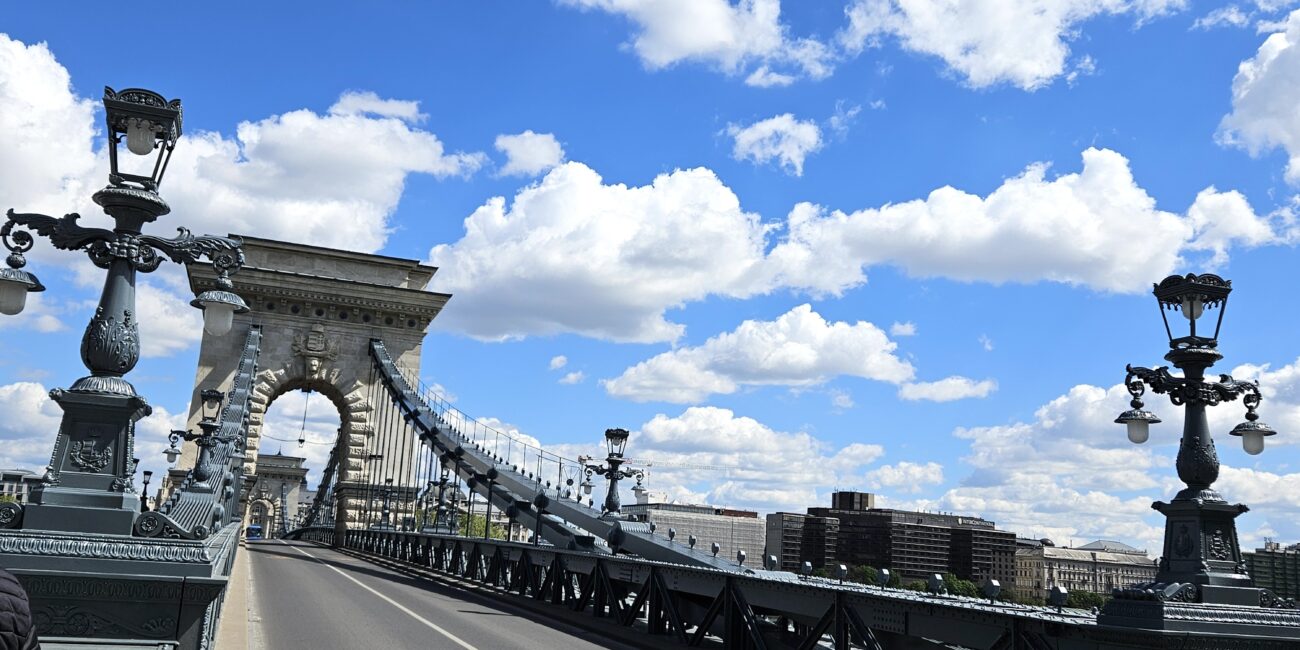 Hungary, Budapest Chain Bridge