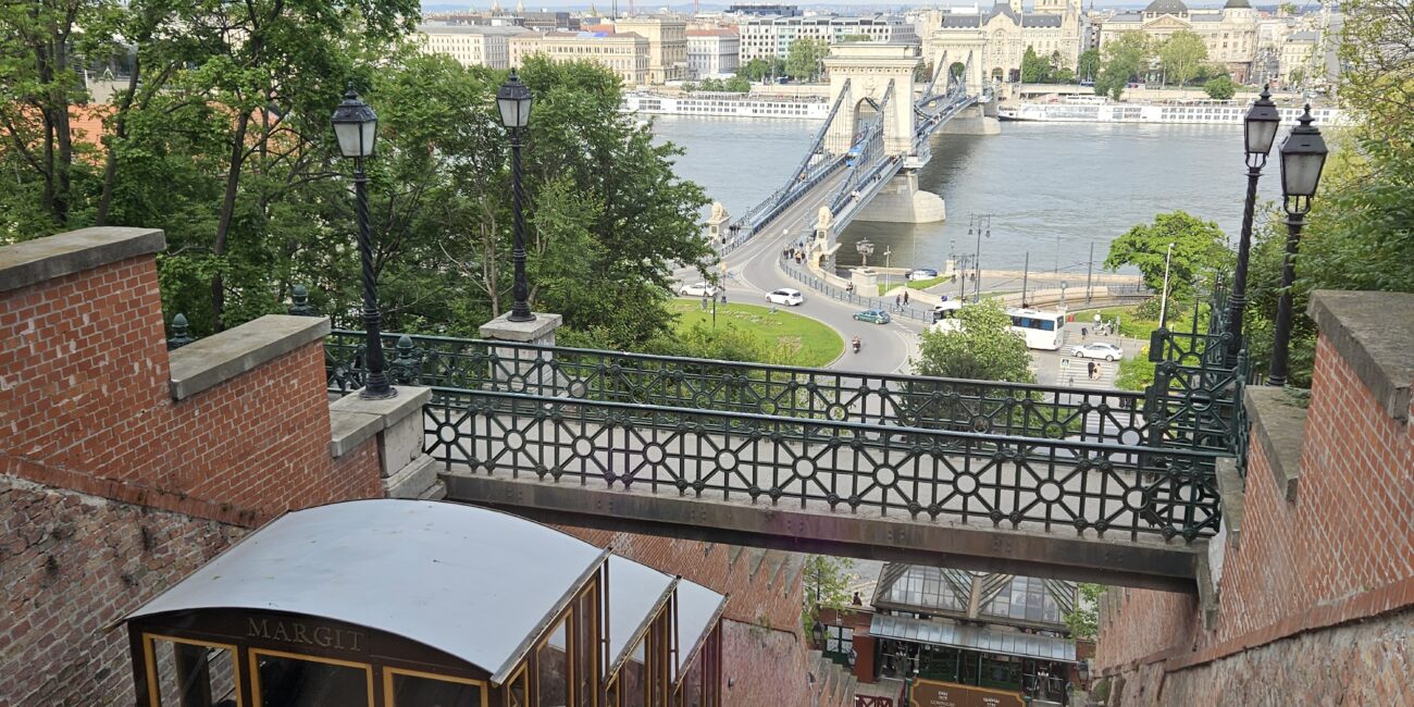 Hungary, Budapest Buda Castle Funicular