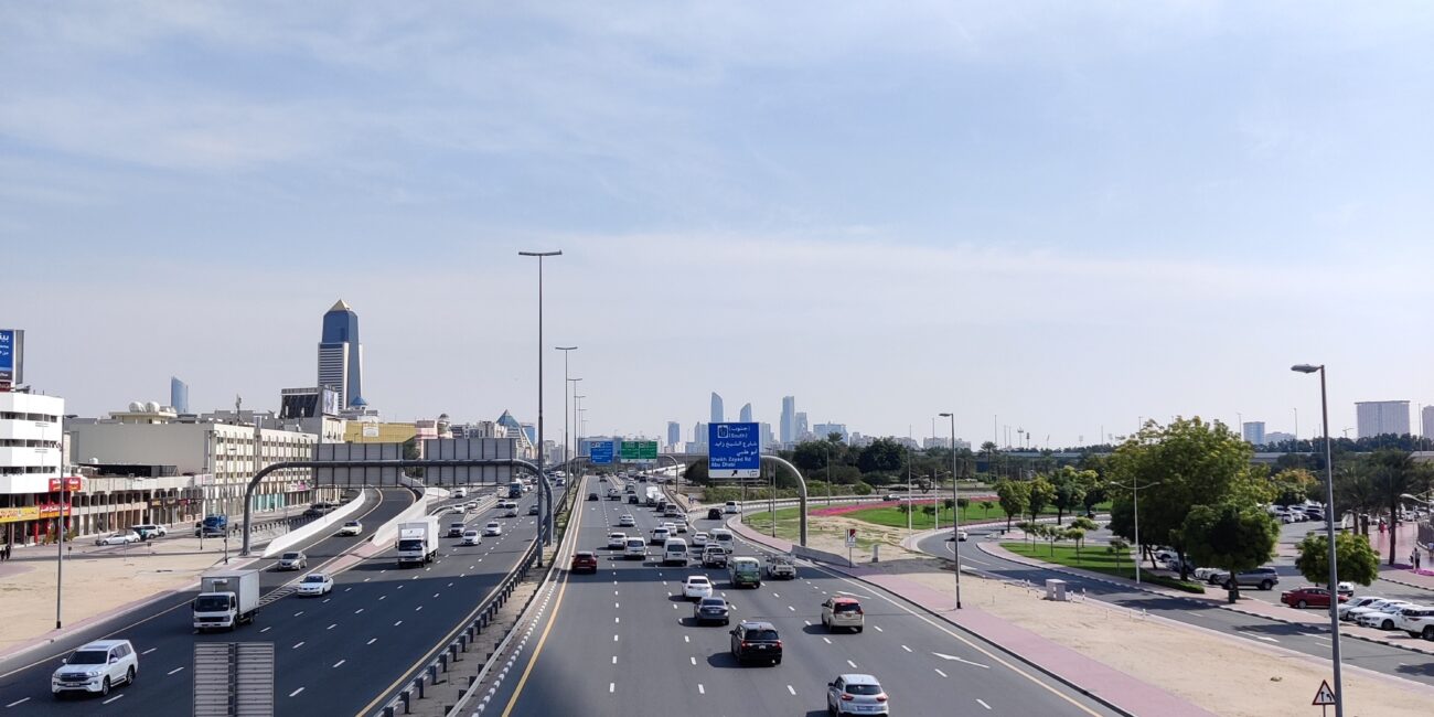UAE, Dubai Road traffic
