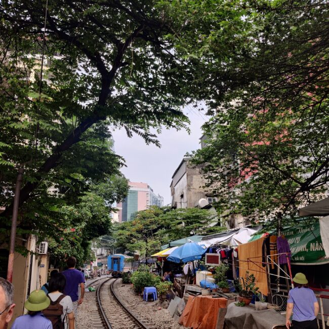 Vietnam, Hanoi Train street