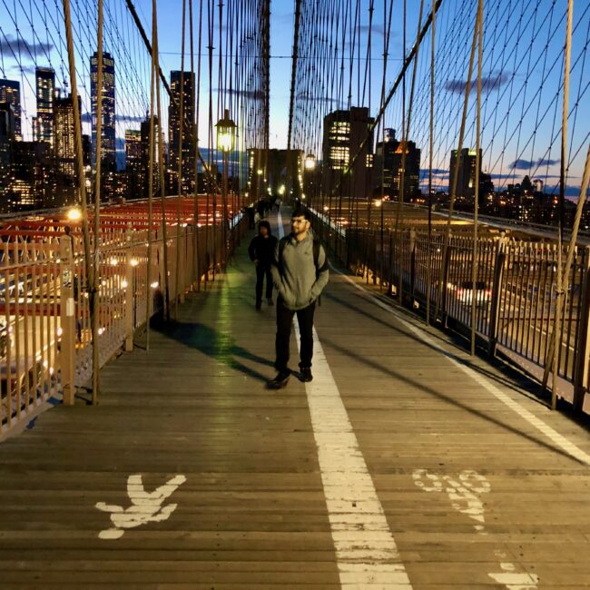 USA, New York City Brooklyn Bridge