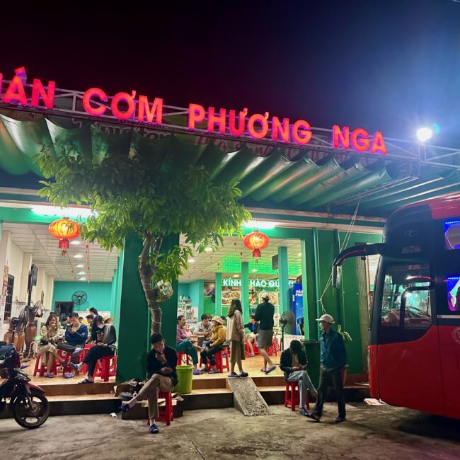 Vietnam, Ninh Hoa Bus stop
