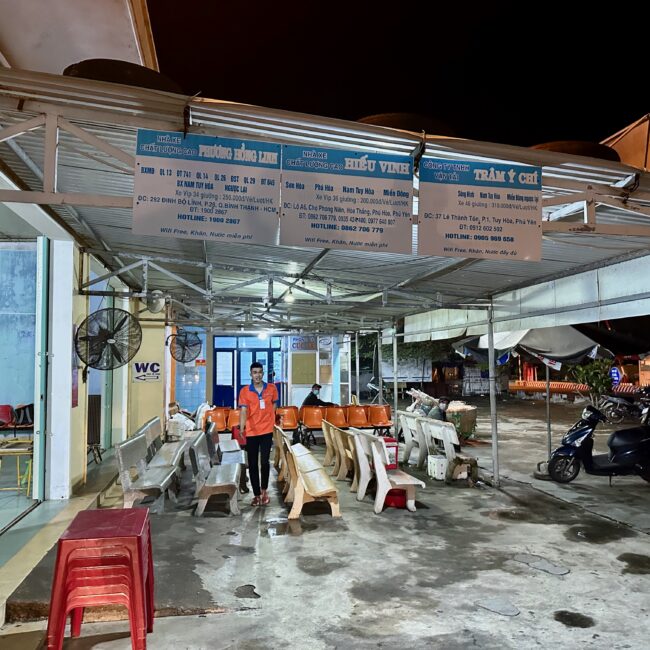 Vietnam, Tuy Hoa Bus stop