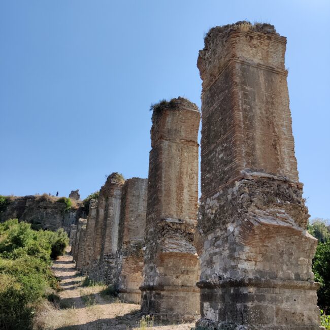 Turkey, Turkish Riviera Aspendos Aqueduct