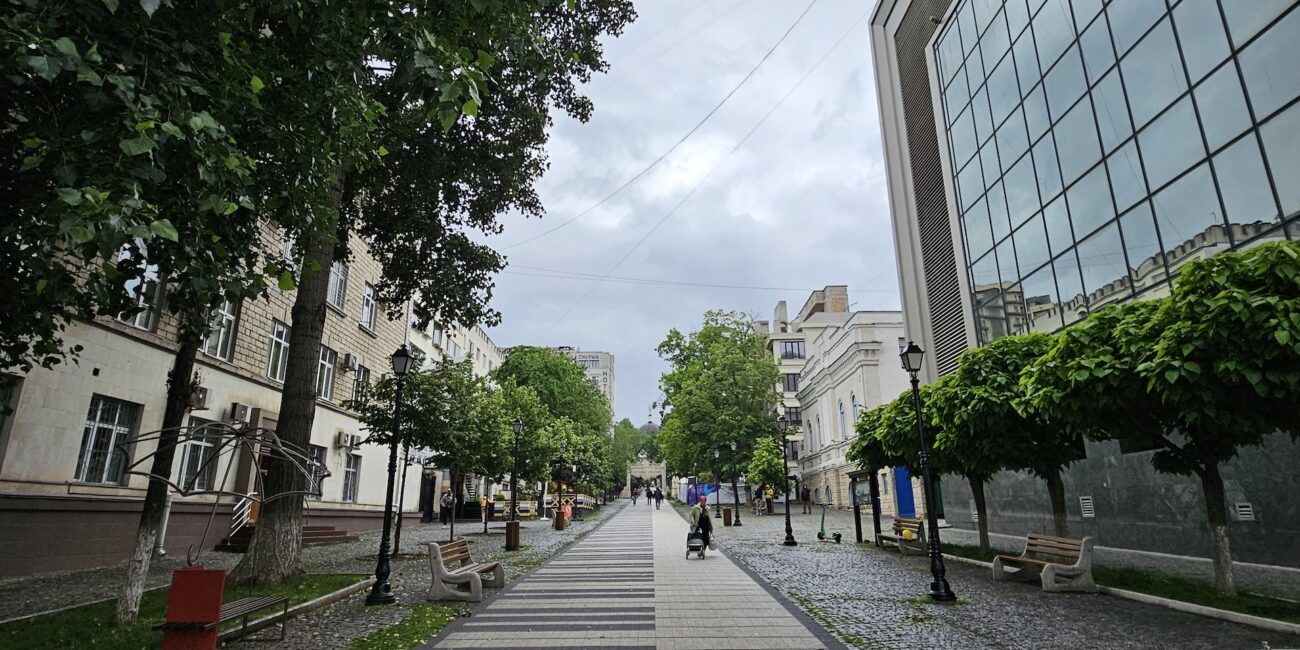 Moldova, Chisinau Eugen Doga Street