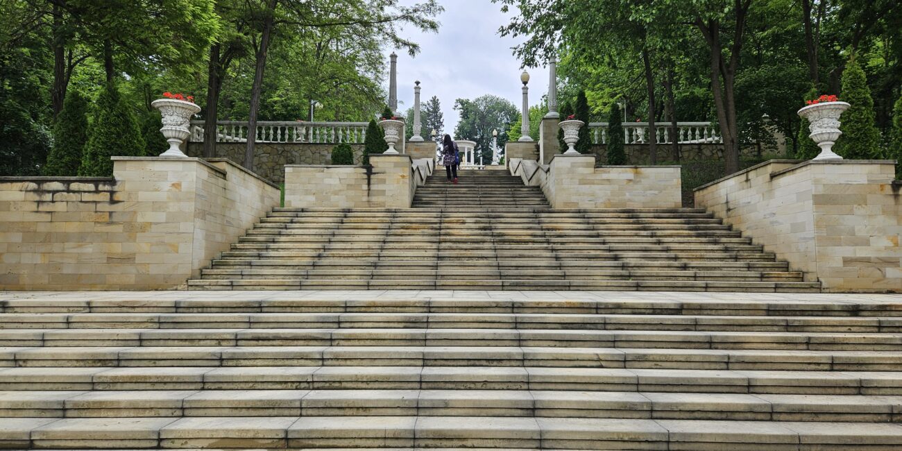 Moldova, Chișinău Cascade Stairs