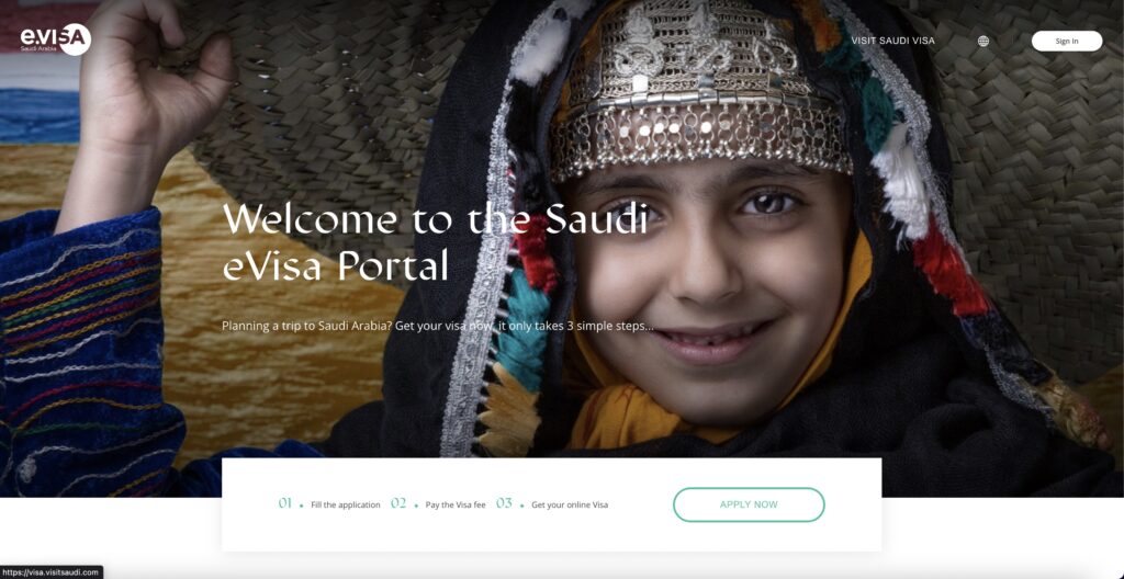 Saudi arabia, visa portal