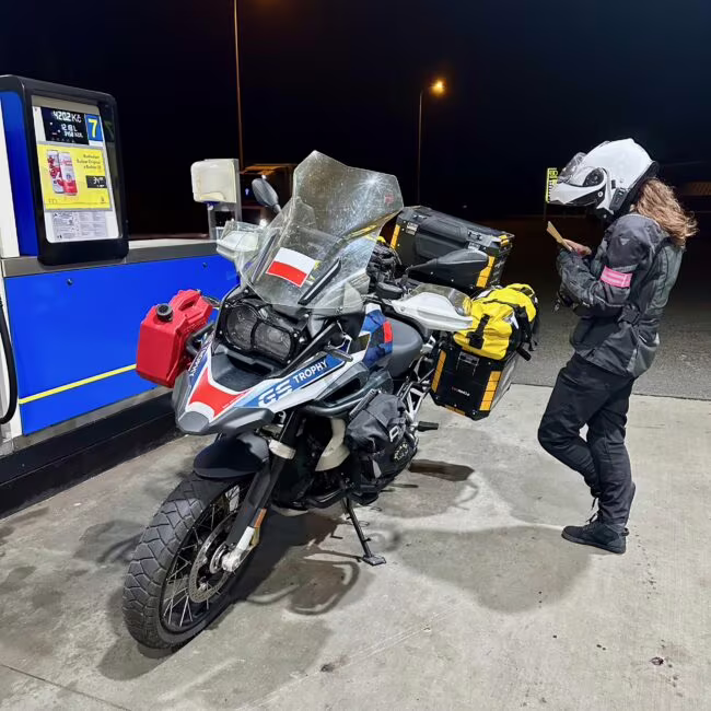 Desert horizons motorcycle expedition, road