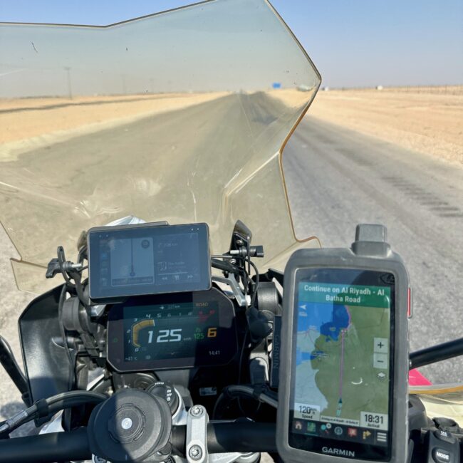 Desert horizons motorcycle expedition, saudi arabia road