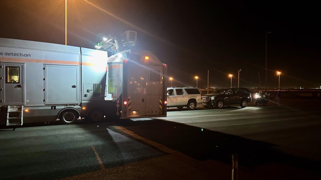 Kuwait border, x-ray