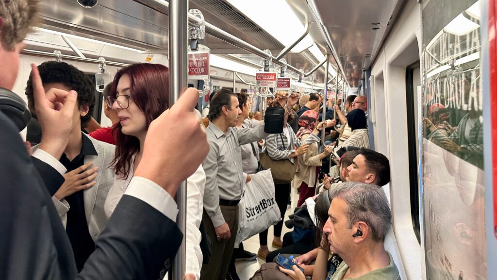 Turkey, ankara metro car