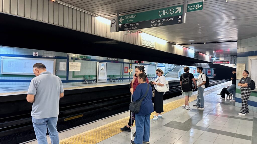Turkey, ankara metro station