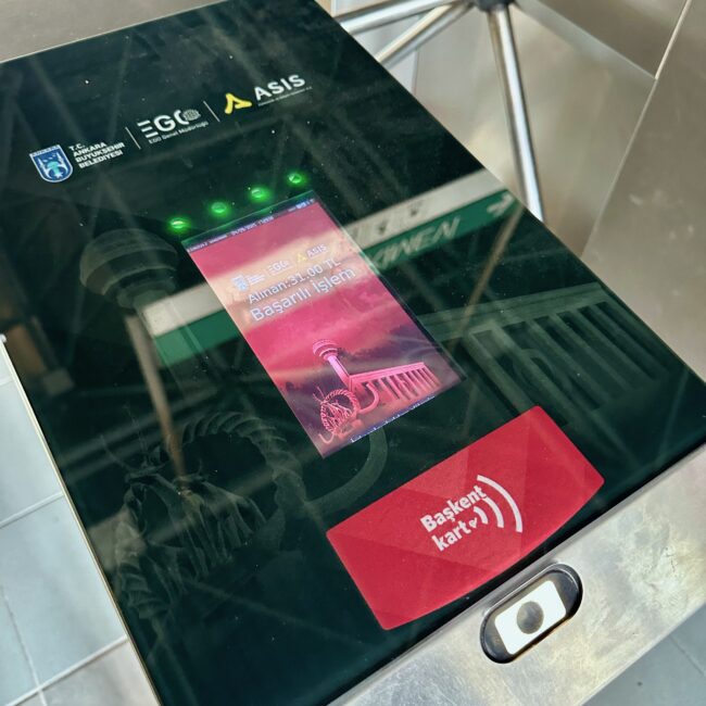 Turkey, ankara ticket validator
