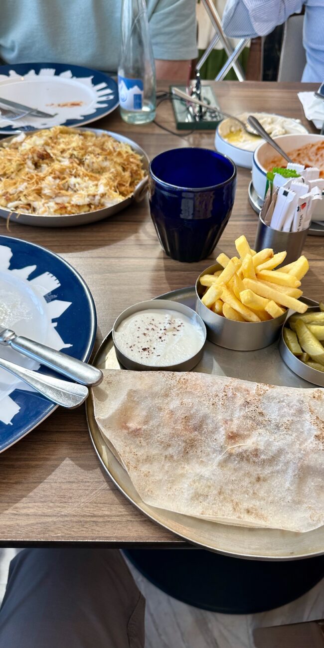 Iraq, baghdad foods in restaurant