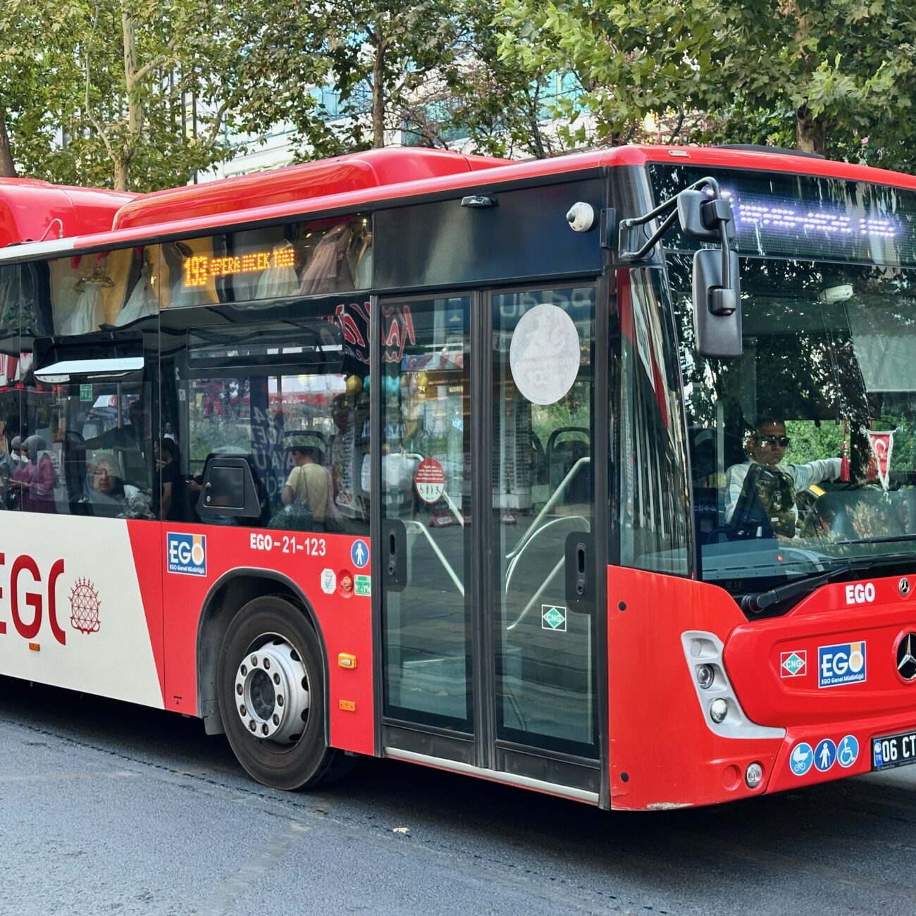 Turkey, ankara city bus ego