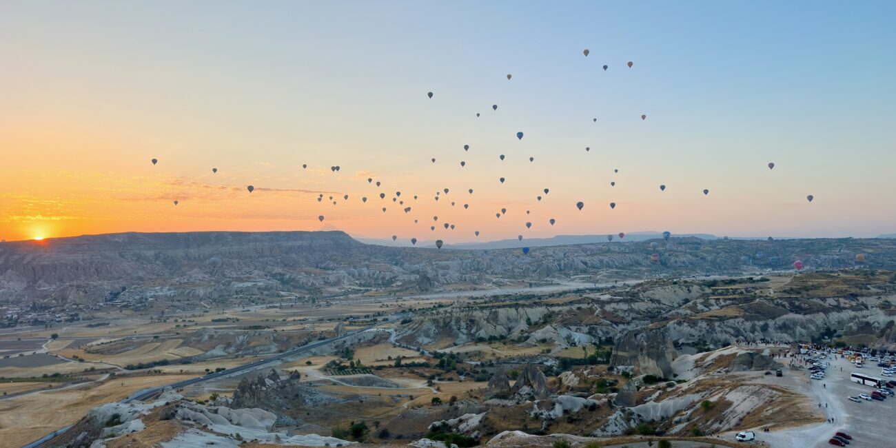 Turkey, goreme baloons at morning