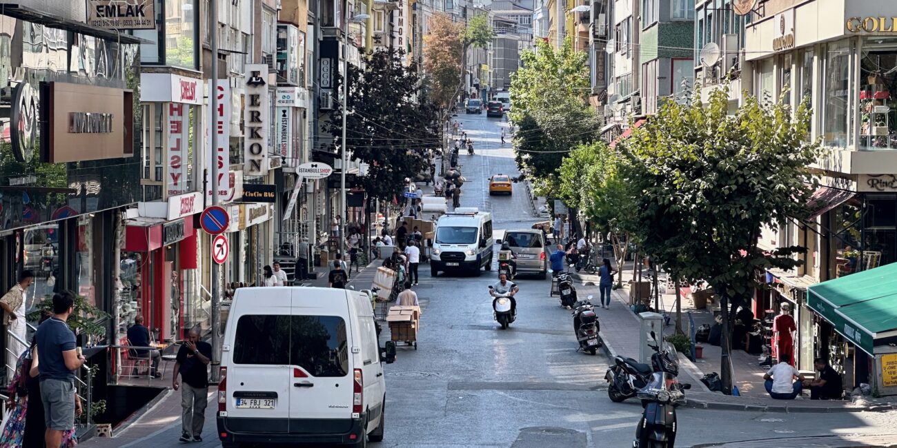 Turkey, istanbul road and cars in city