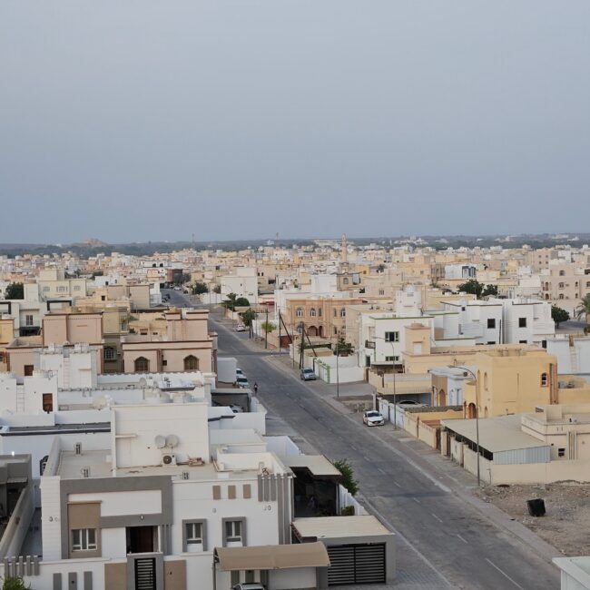 Oman, city view from hill