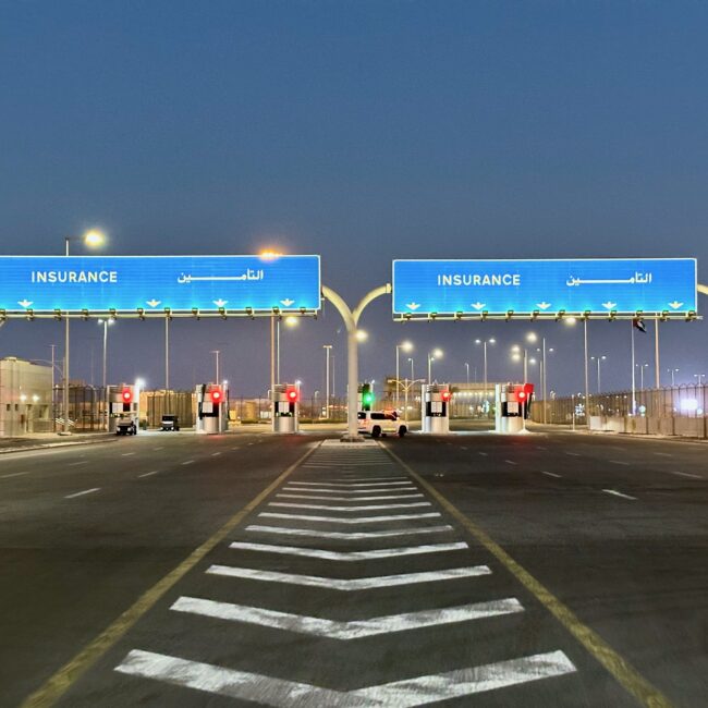 Uae, saudi land border insurance region